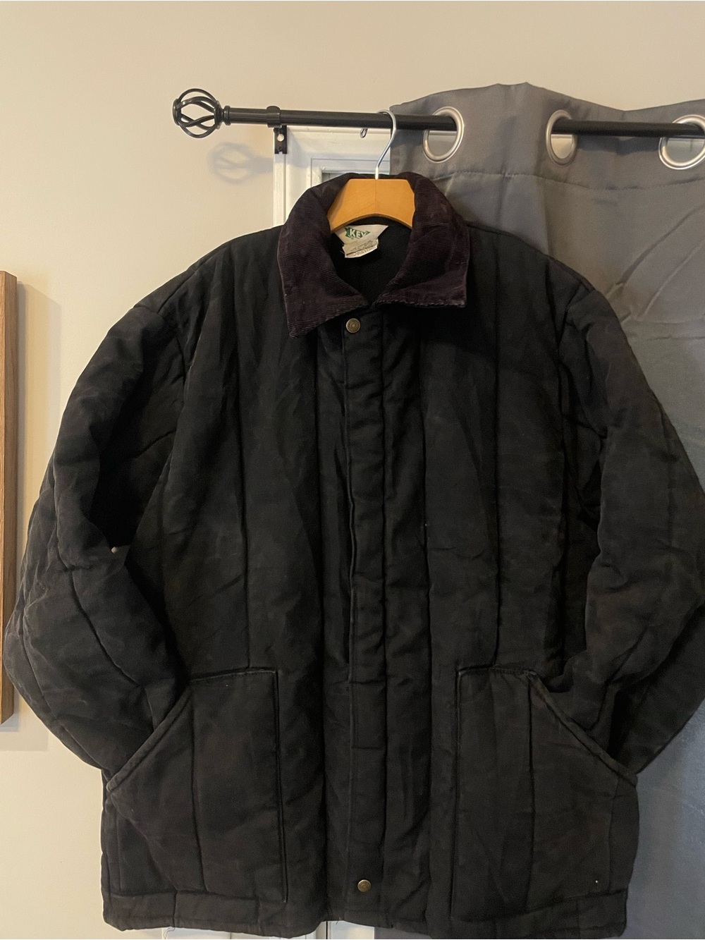 Key Brand Utility Jacket with Corduroy Collar Mens XL Tall